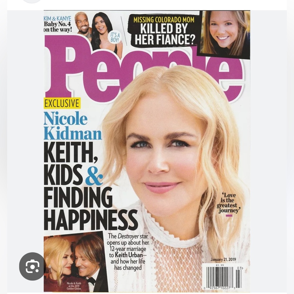 People Magazine - Nicole Kidman, Keith, Kids, and Finding Happiness
